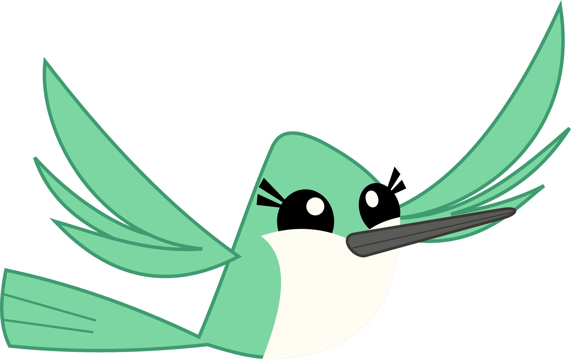 Animated Flying Bird Cartoon PNG Image