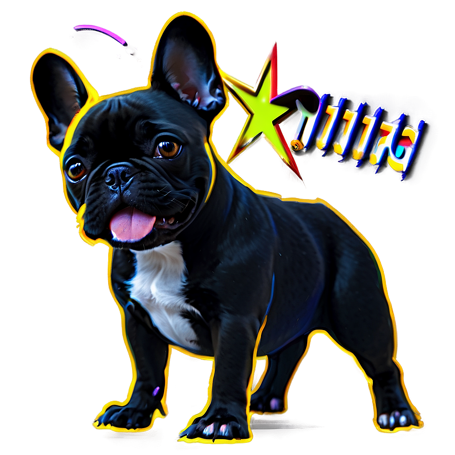 Animated French Bulldog Png 06202024 PNG Image