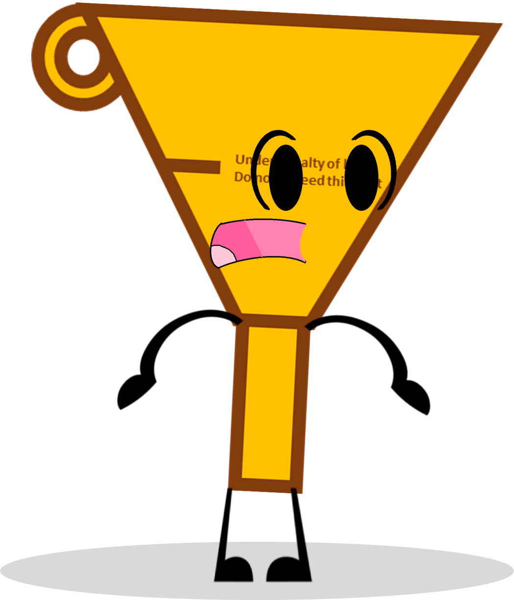 Animated Funnel Character PNG Image