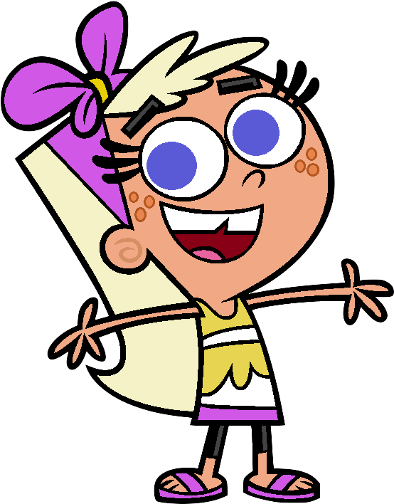 Animated Girl Cartoon Character PNG Image