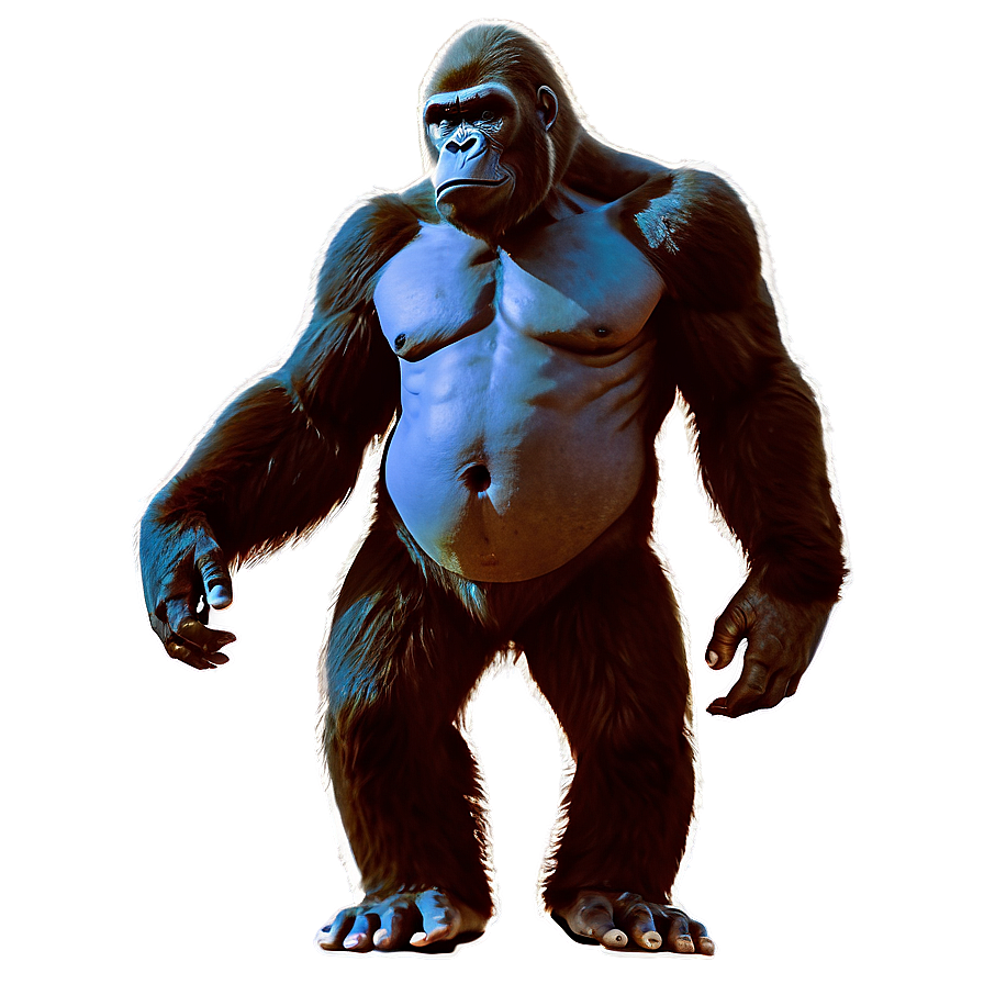 Animated Gorilla Walking Png 05212024 PNG Image