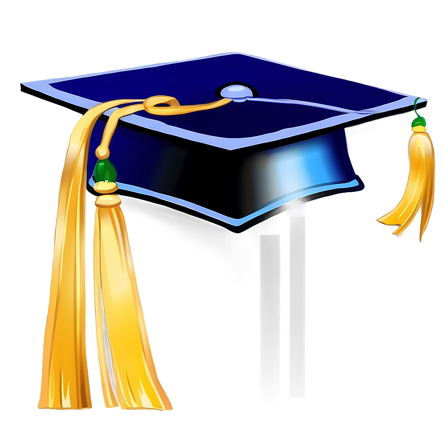 Animated Graduation Cap Clipart 06262024 PNG Image