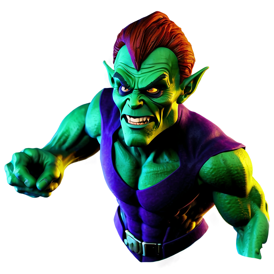 Animated Green Goblin Png Ecc PNG Image