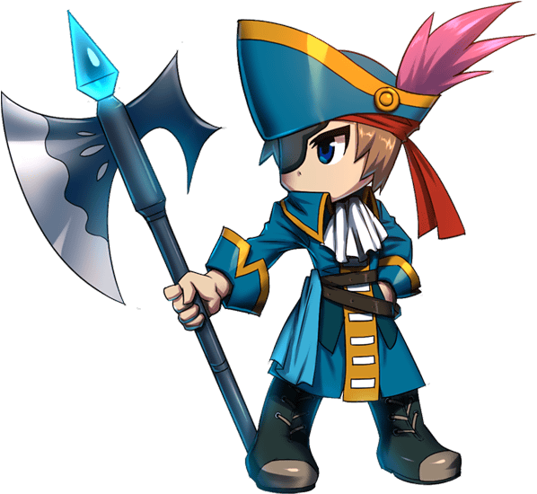 Animated Halberdier Character PNG Image