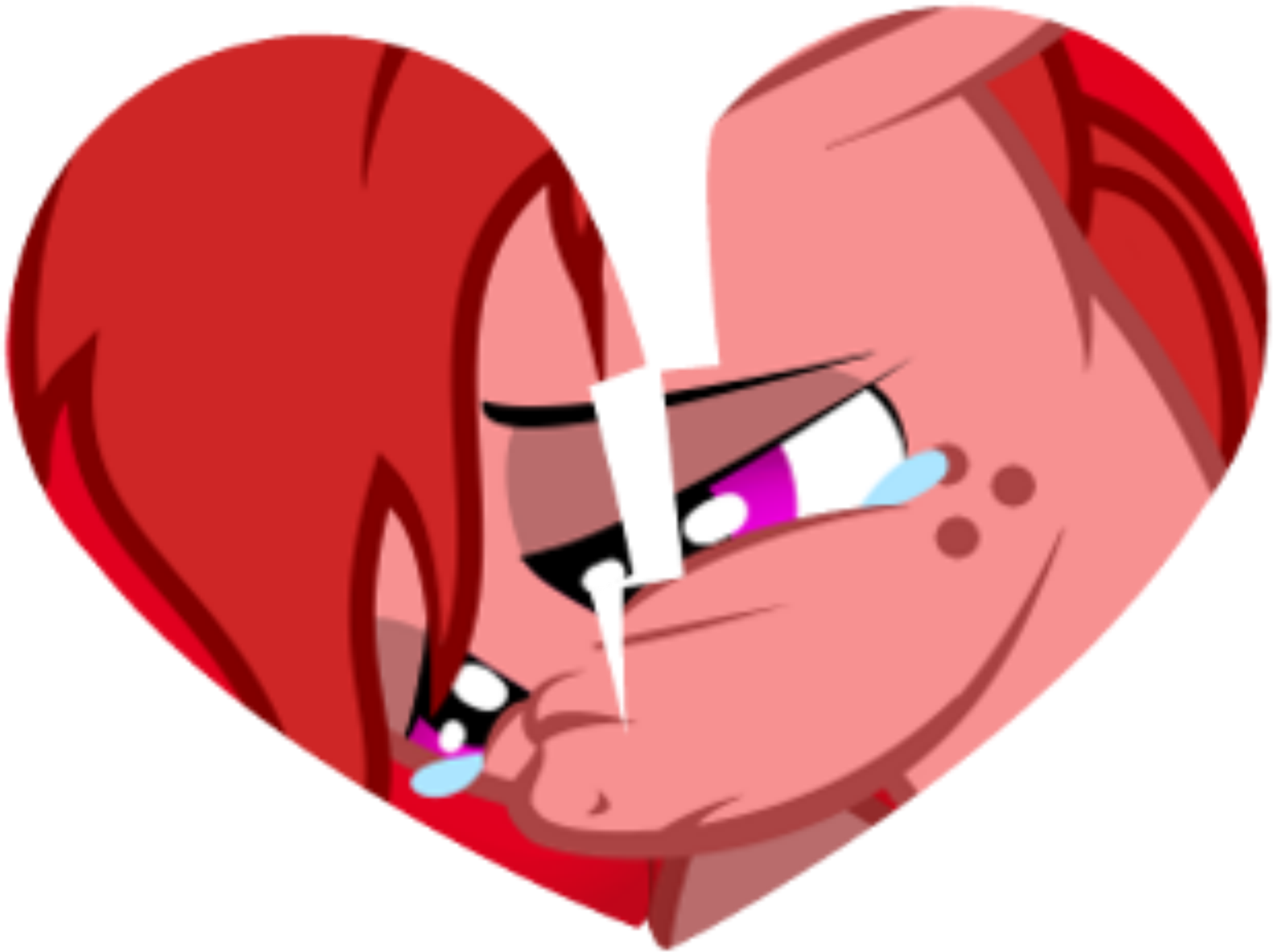 Animated Heart Face Emotion PNG Image