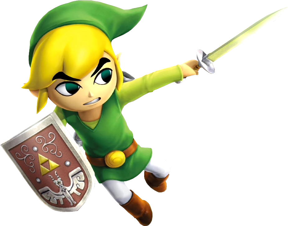 Animated Hero With Sword And Shield PNG Image