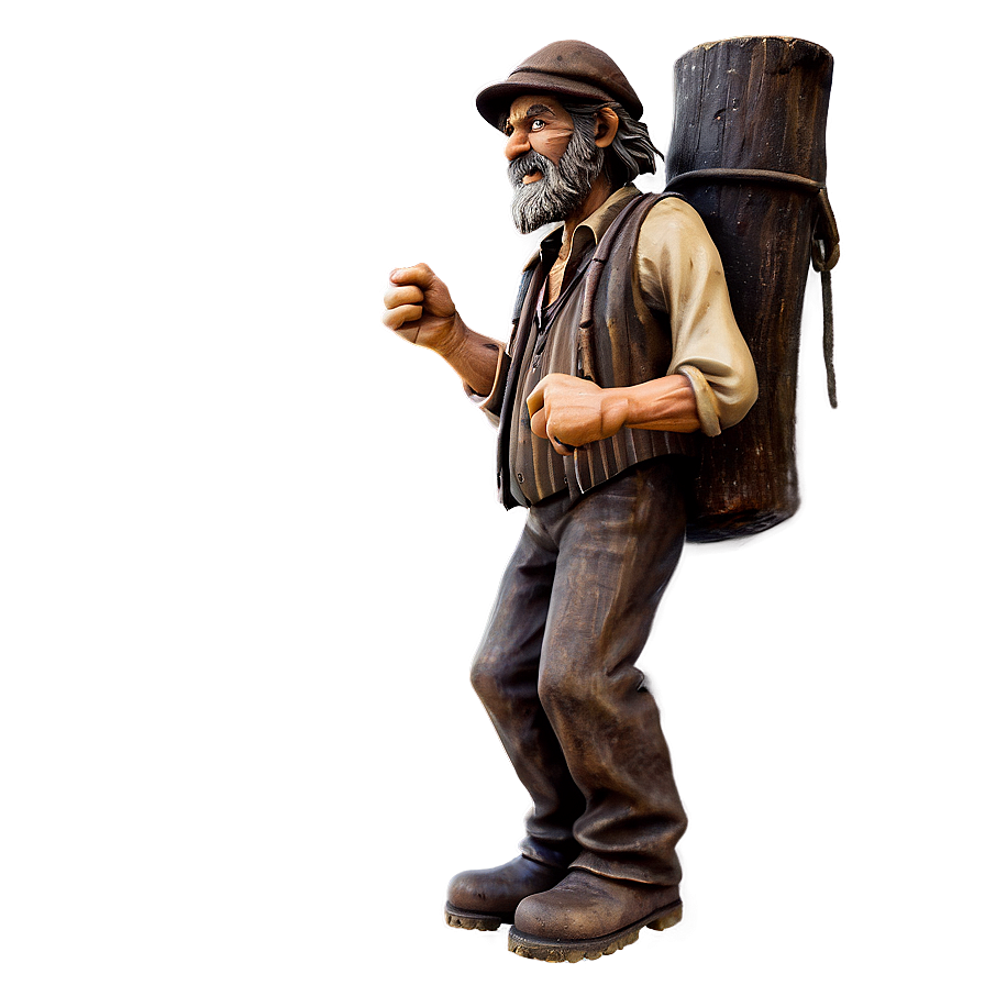 Animated Hobo Figure Png Gmv PNG Image