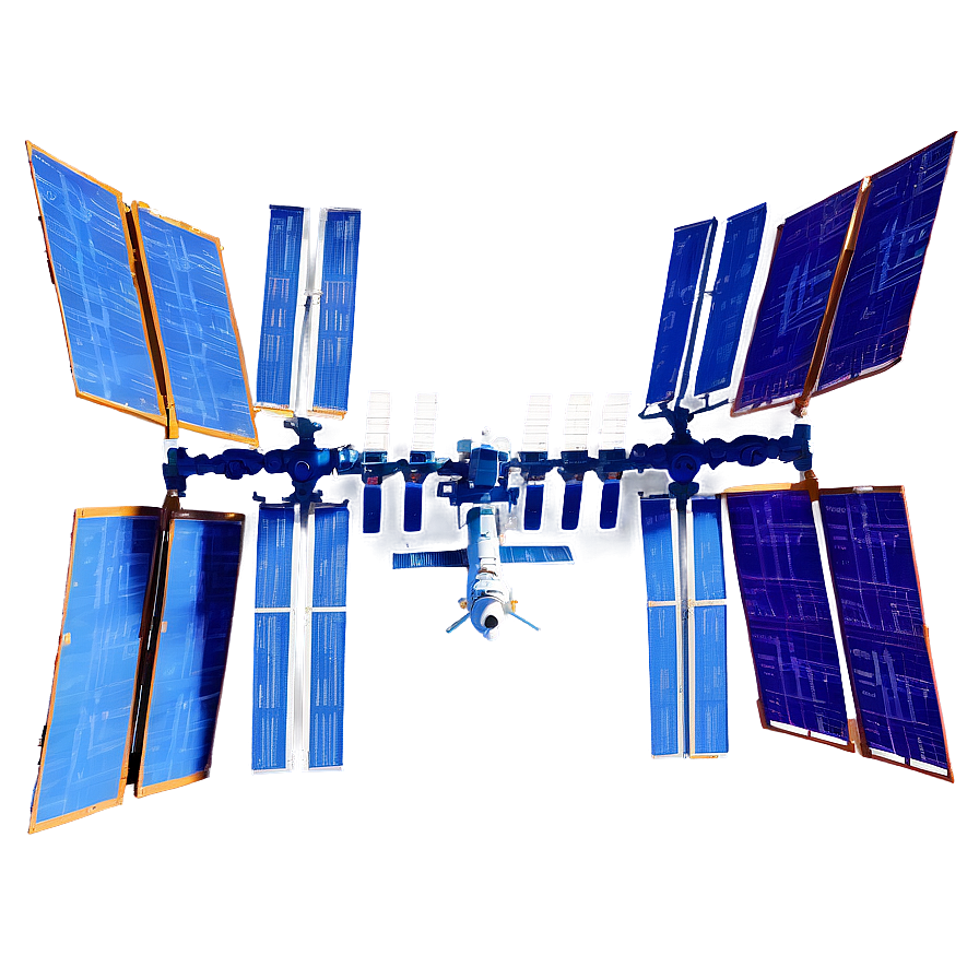 Animated Iss In Orbit Scene Png Hlf64 PNG Image