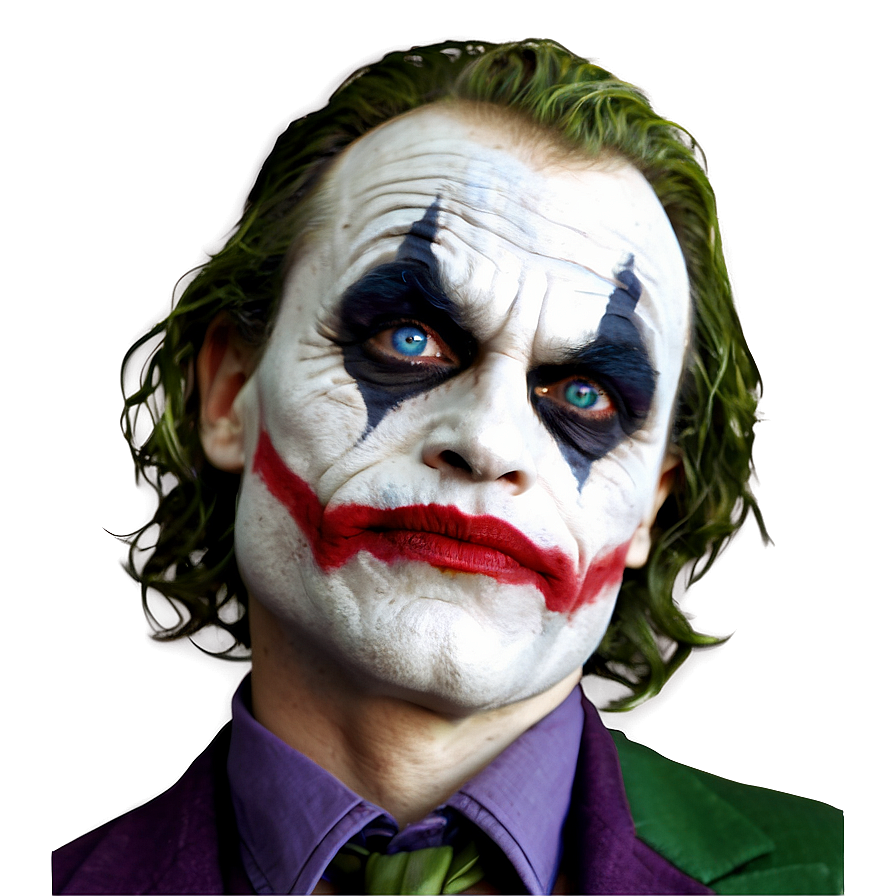 Animated Joker Makeup Png Jue PNG Image