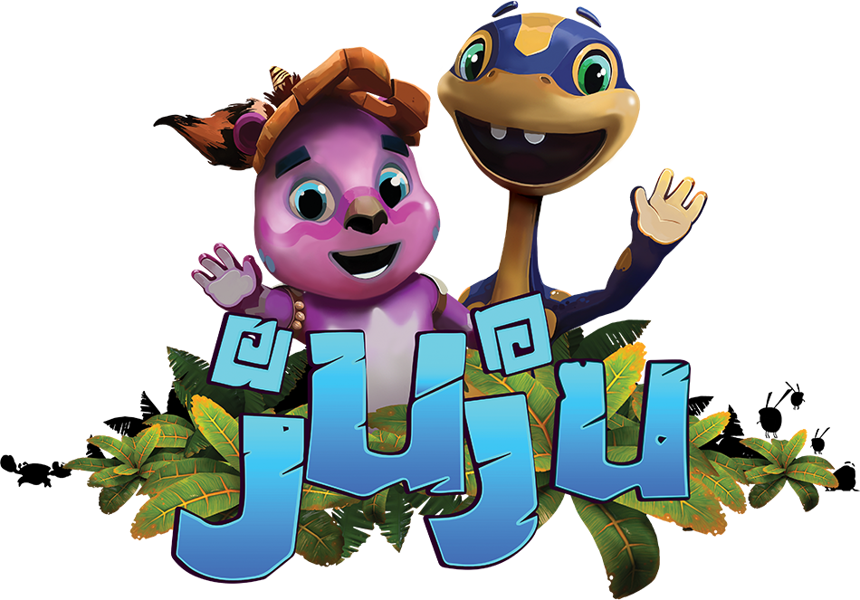 Animated_ Juju_ Characters_ Posing PNG Image