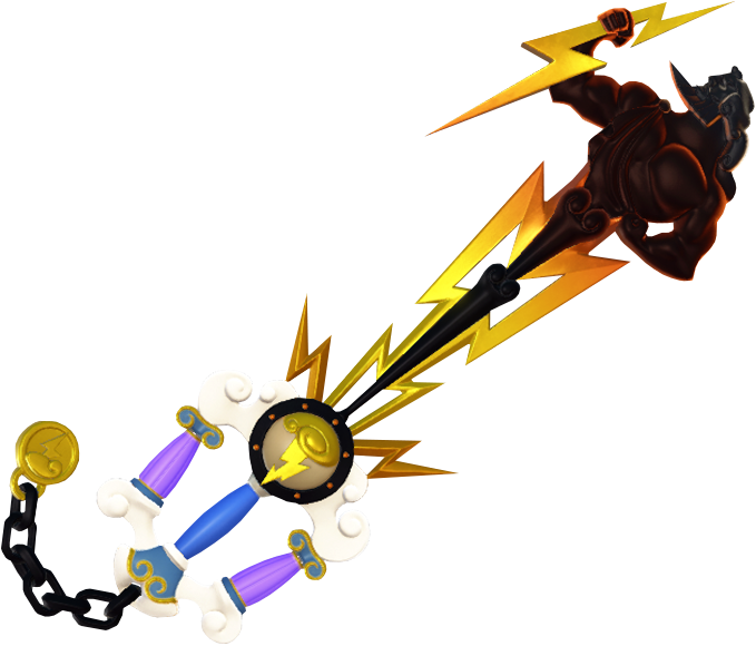 Animated Keybladeand Heartless Character PNG Image