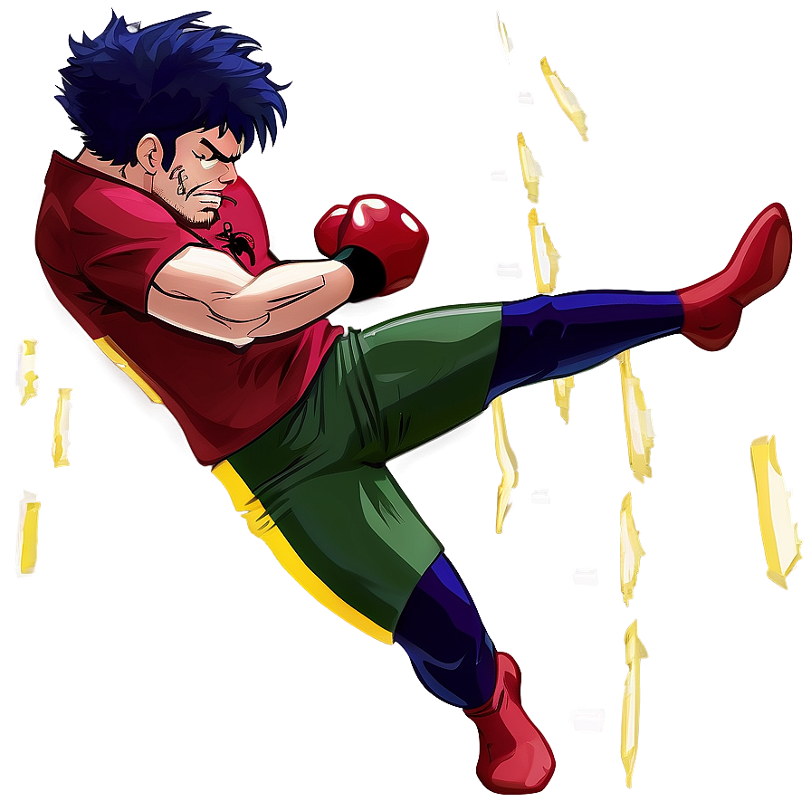 Animated Kick Sequence Png 05232024 PNG Image