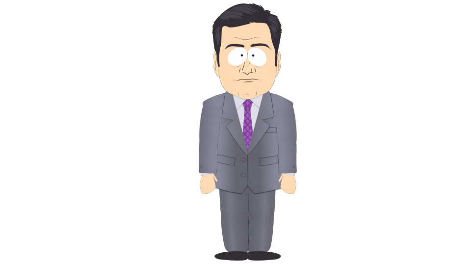 Animated Lawyer Character PNG Image