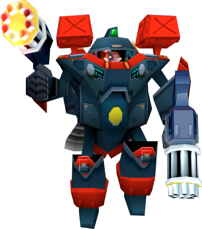 Animated Mech Suit Character PNG Image