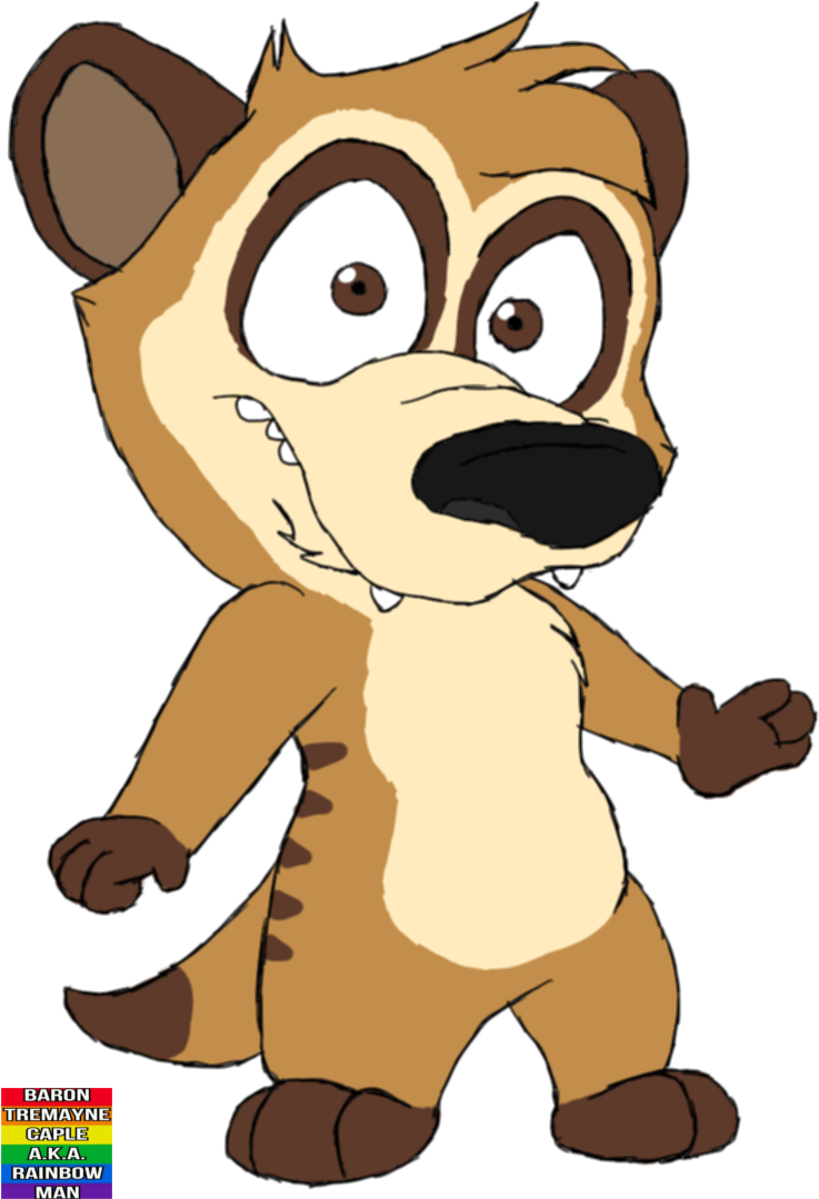 Animated Meerkat Character PNG Image