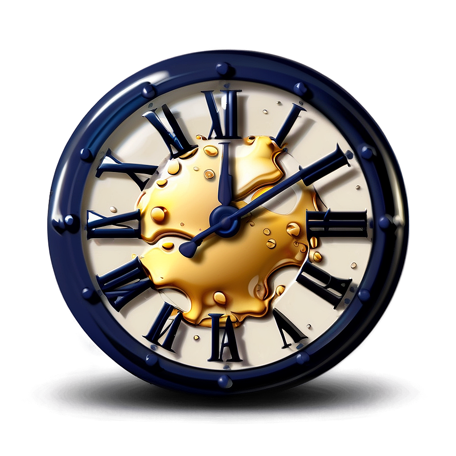 Animated Melting Clock Scene Png 58 PNG Image