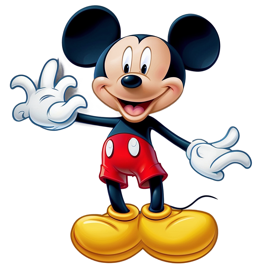 Animated Mickey Mouse Outline Png Xku87 PNG Image