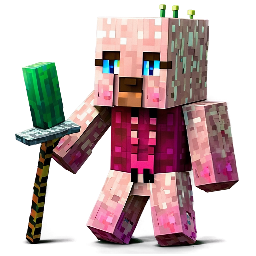 Animated Minecraft Villager Png 1 PNG Image