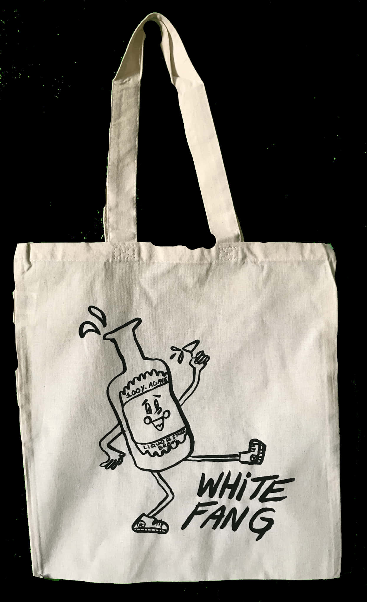 Animated Molotov Cocktail Tote Bag PNG Image