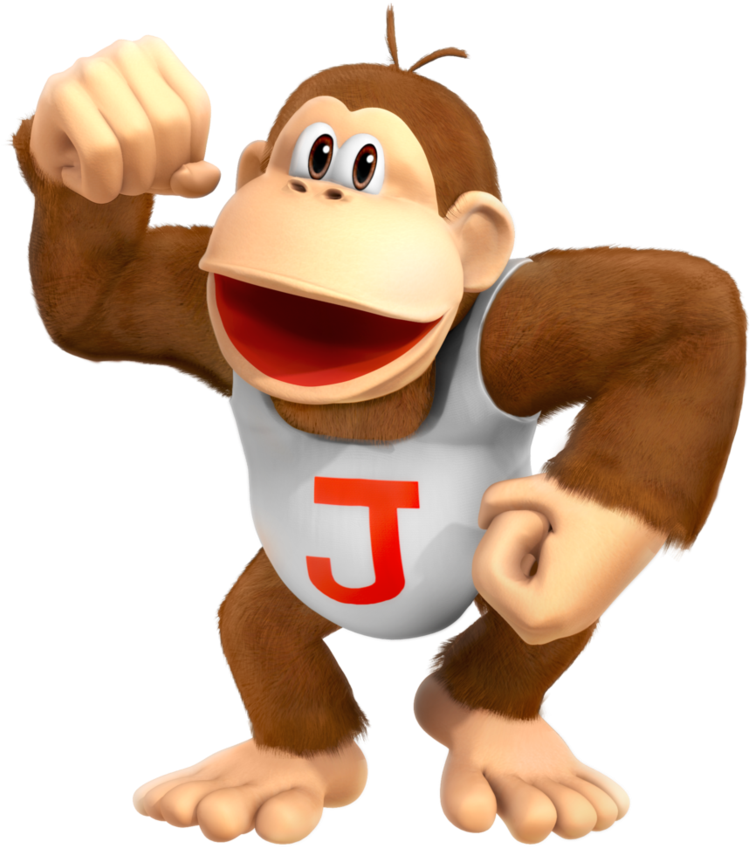 Animated Monkey Character Thumbs Up PNG Image