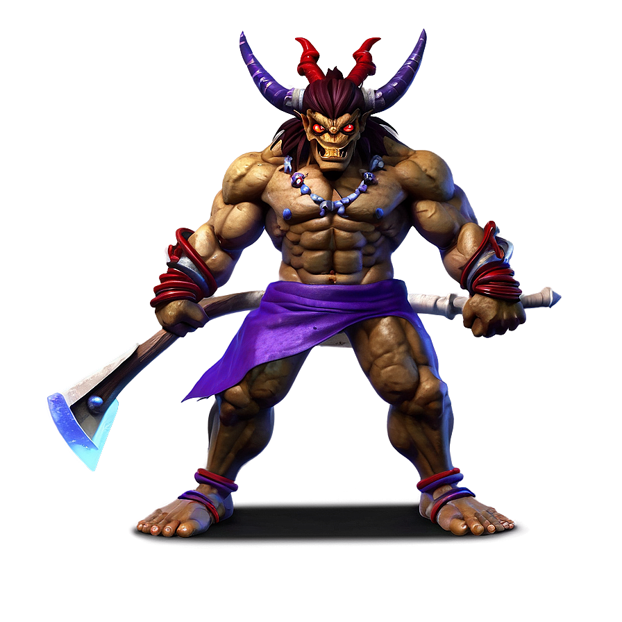 Animated Oni Character Png 06122024 PNG Image