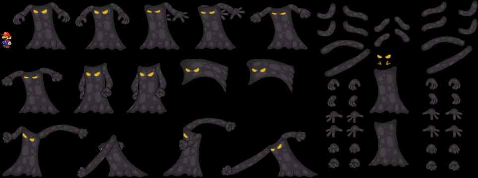 Animated_ Owl_ Character_ Sprite_ Sheet PNG Image