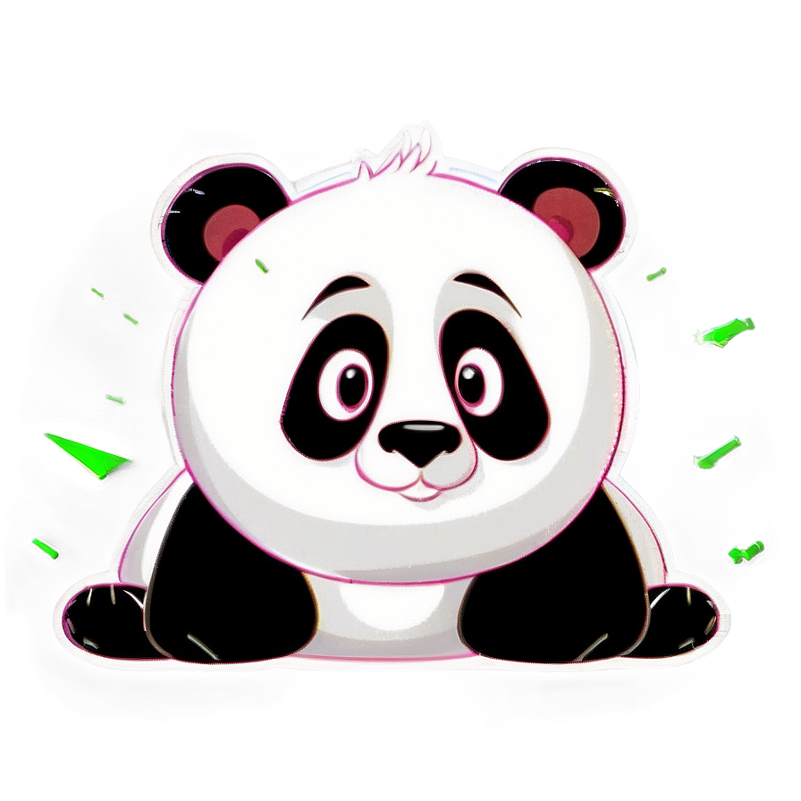 Animated Panda Character Png Eio PNG Image