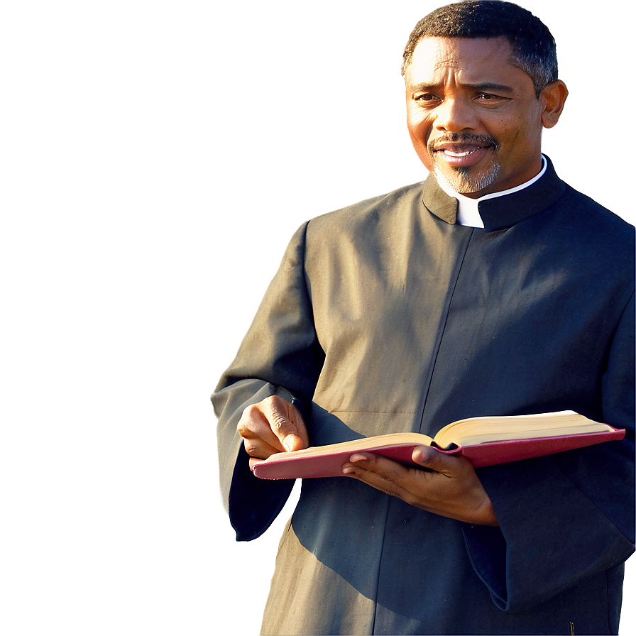 Animated Pastor Character Png 06272024 PNG Image