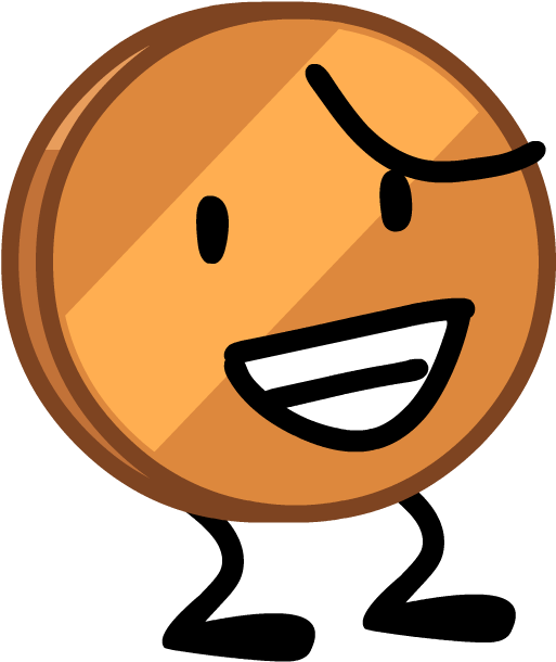 Animated Penny Character Smiling PNG Image