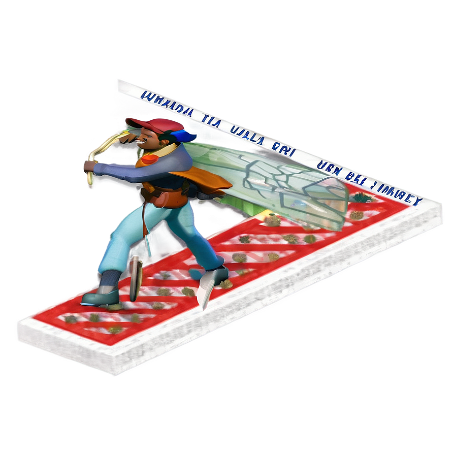 Animated Pirateon Flying Carpet PNG Image