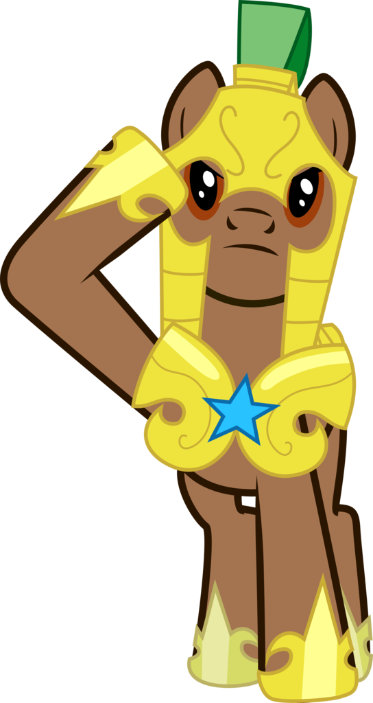 Animated Pony Saluting.png PNG Image