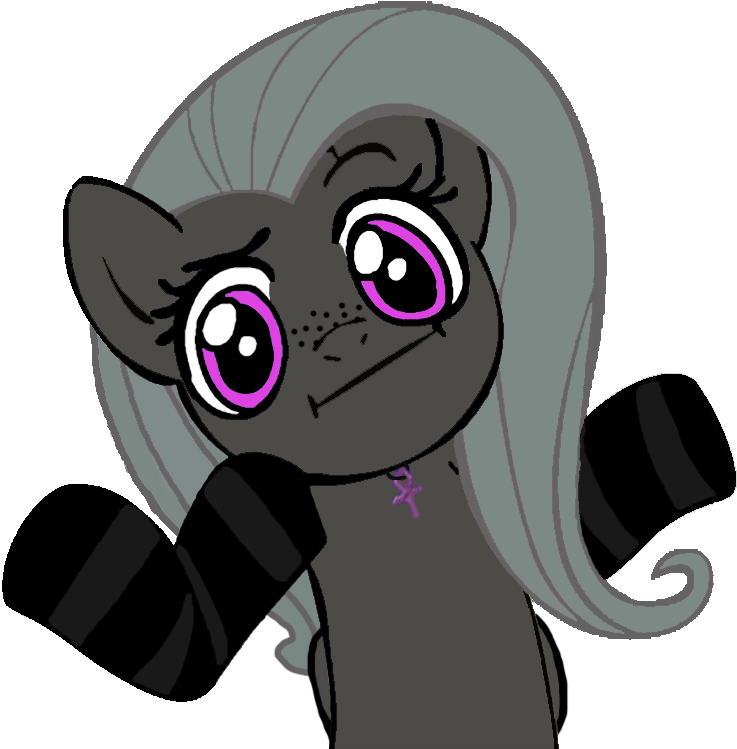 Animated Pony Shrugging PNG Image