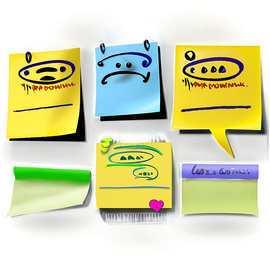 Animated Post It Note Png 98 PNG Image