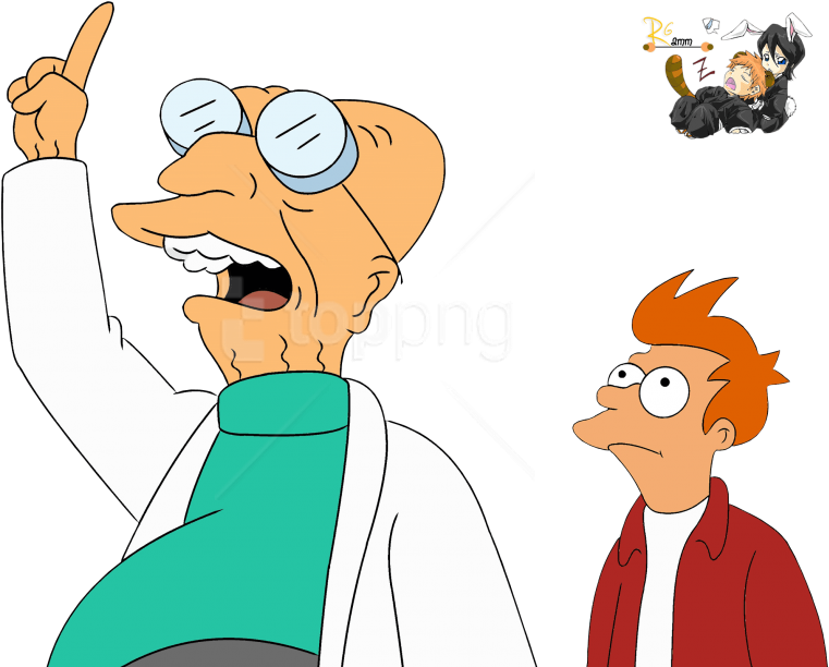 Animated Professorand Student PNG Image