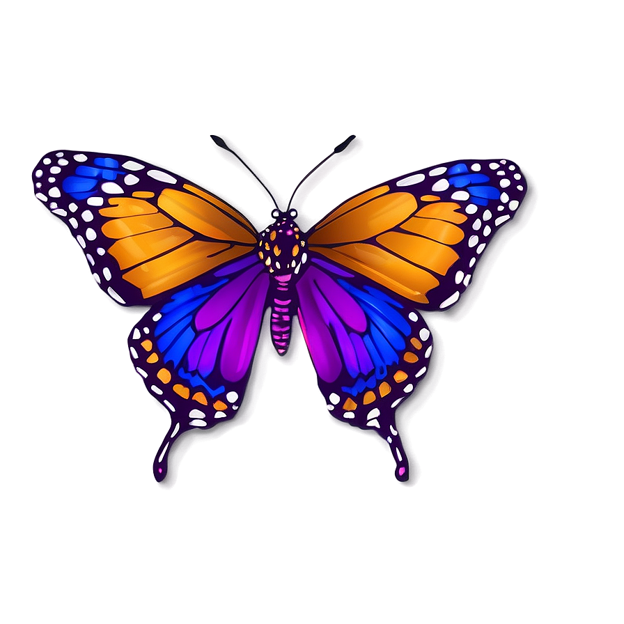 Animated Purple Butterfly Png 05232024 PNG Image