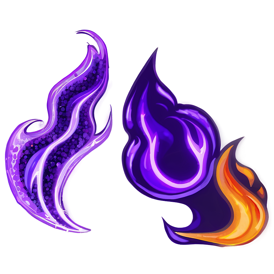 Animated Purple Fire Png Pwh16 PNG Image