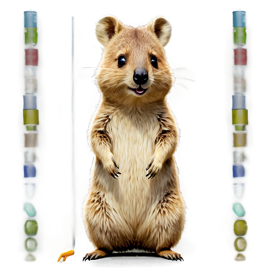 Animated Quokka Character Png Dbl PNG Image