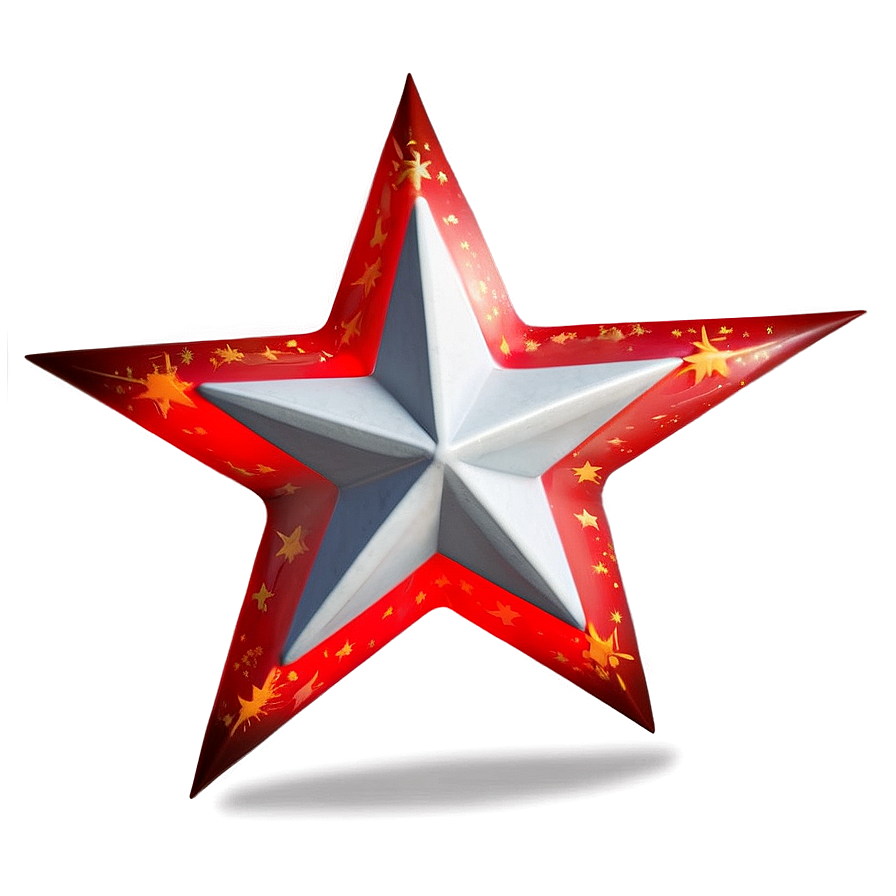 Animated Red Star Png Fan PNG Image