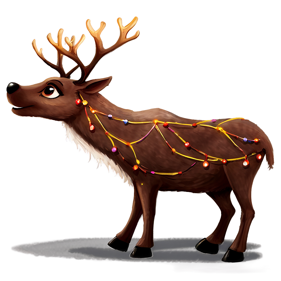 Animated Reindeer Png 05212024 PNG Image