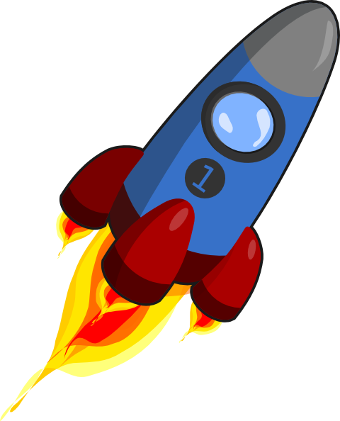 Animated Rocket Launch PNG Image