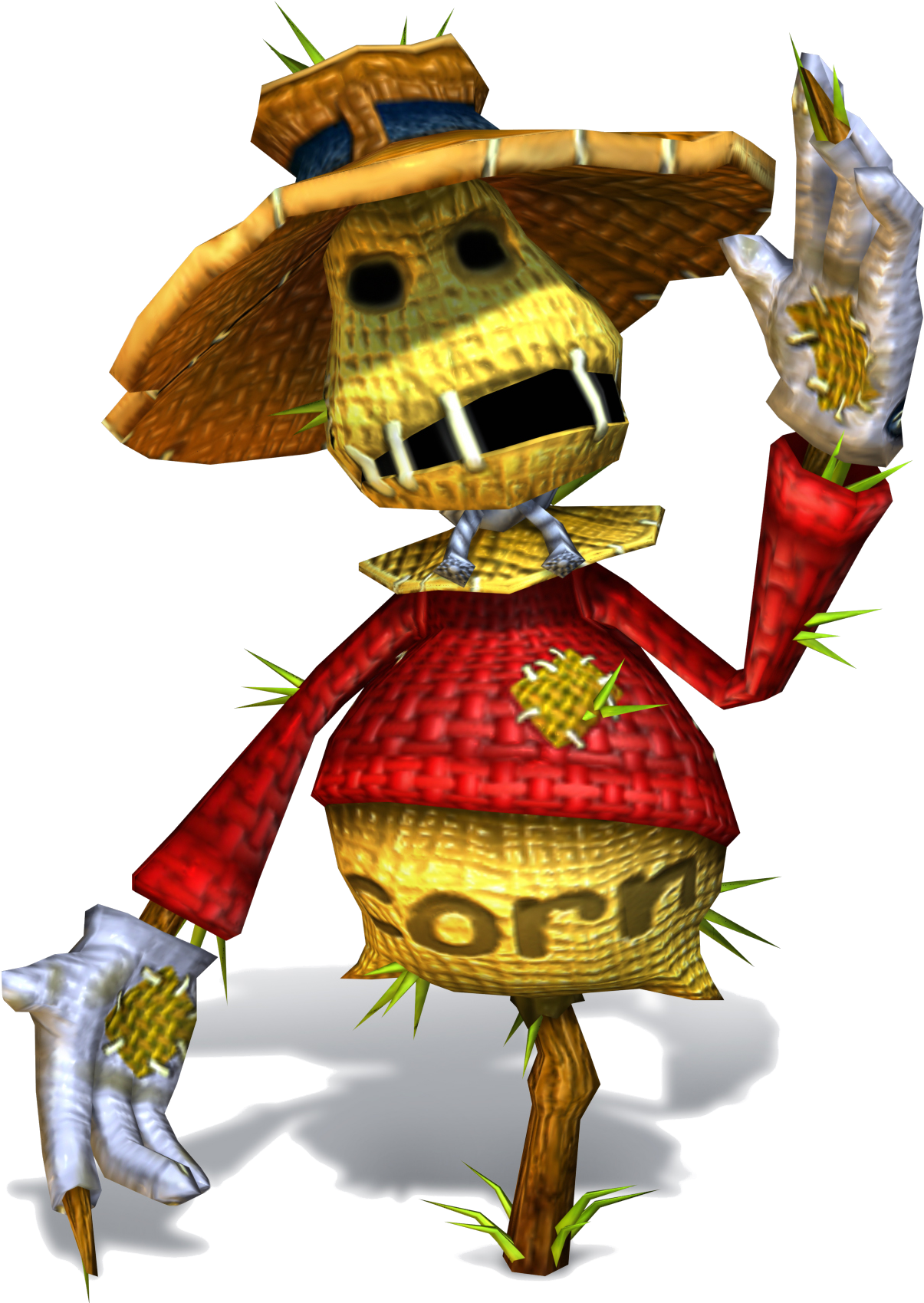 Animated Scarecrow Character PNG Image