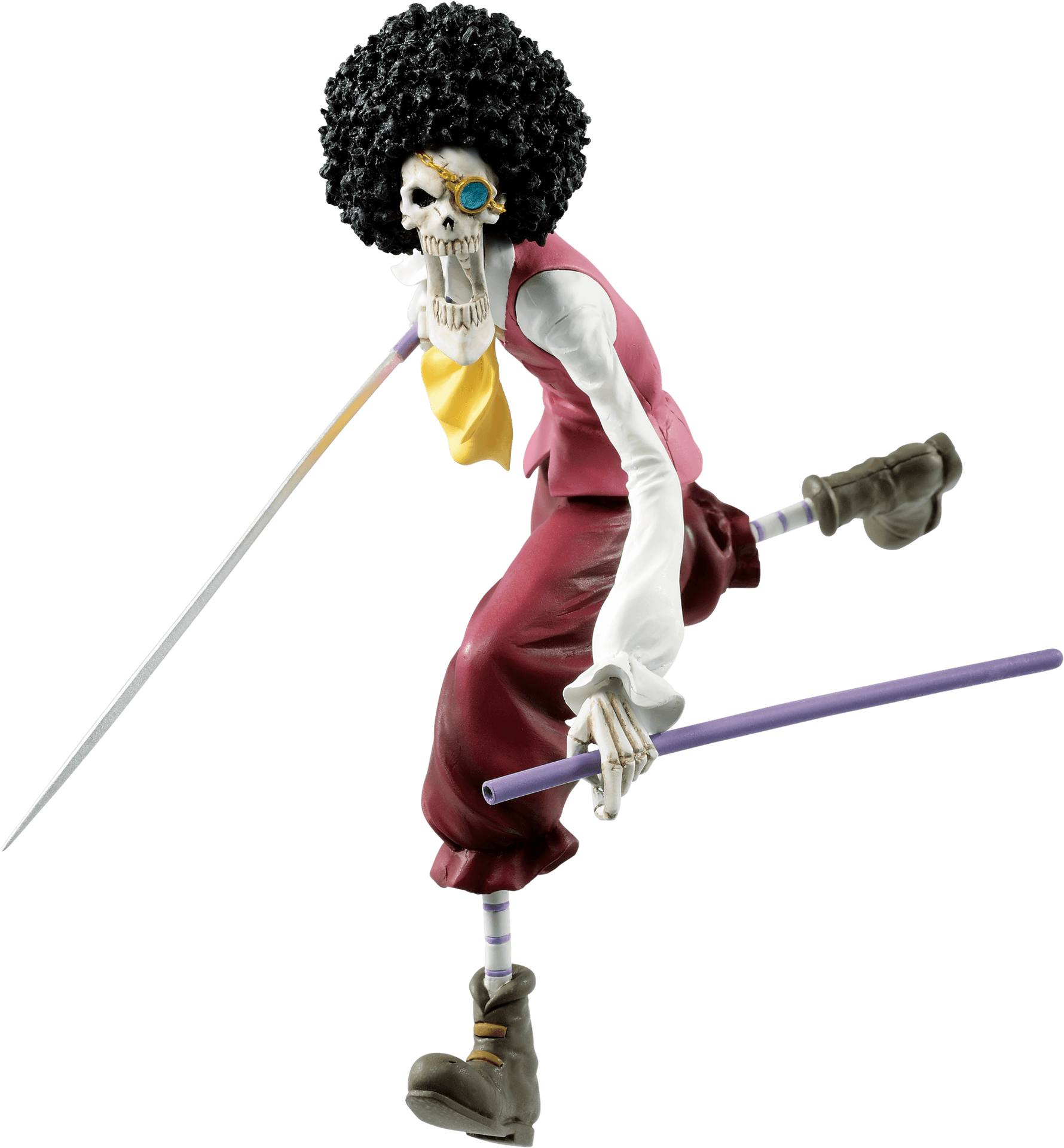 Animated Skeleton Swordsman Figure PNG Image