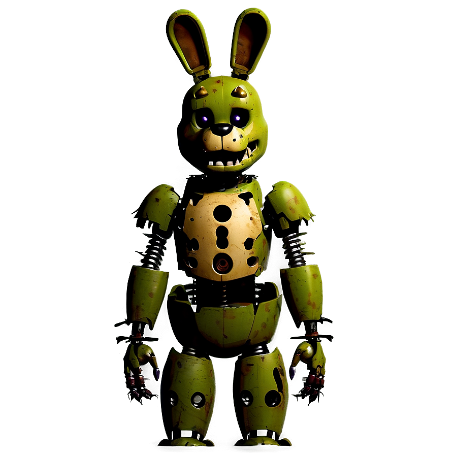 Animated Springtrap Design Png Sms PNG Image