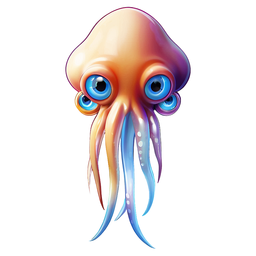 Animated Squid Graphic Png Qus91 PNG Image