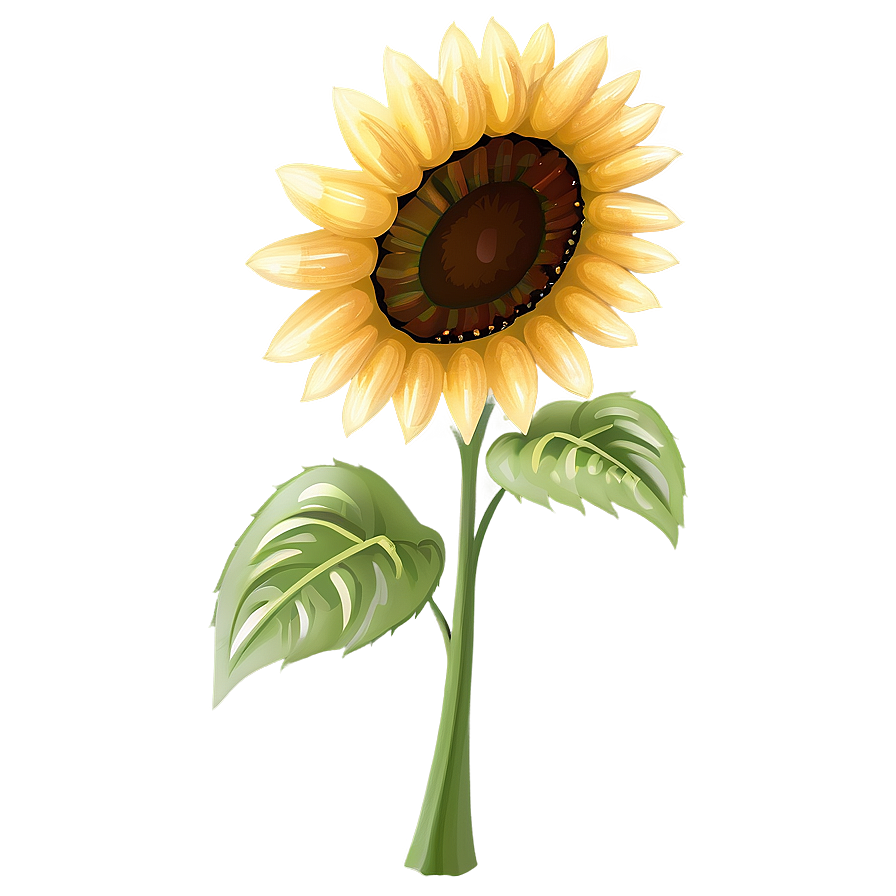 Animated Sunflower Transparent Png Umx85 PNG Image