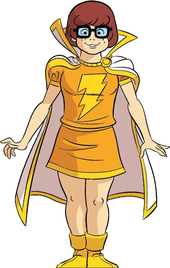 Animated Superheroine Costume PNG Image