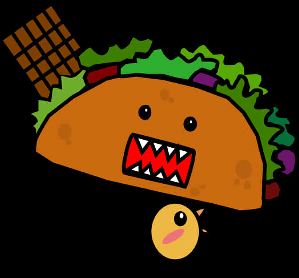 Animated Taco Character PNG Image