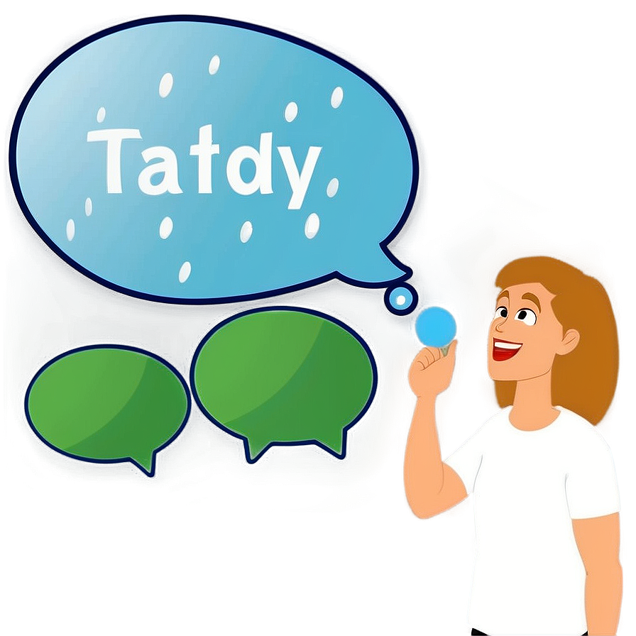 Animated Talk Bubble Png Tle PNG Image