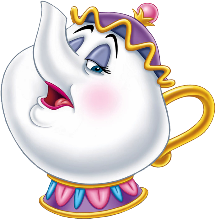 Animated Teacup Character Beauty And The Beast PNG Image