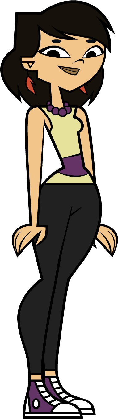 Animated Teenage Girl Character PNG Image